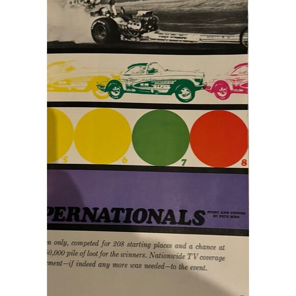 Corvette News Lot (5) VTG 1971 Magazine General Motors WSCC Watkins Glen Race - Picture 5 of 7